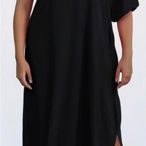Elegant Black One-Shoulder Dress